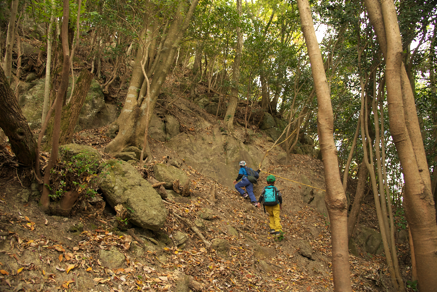 紅葉の明神山へ 紅葉の明神山へ