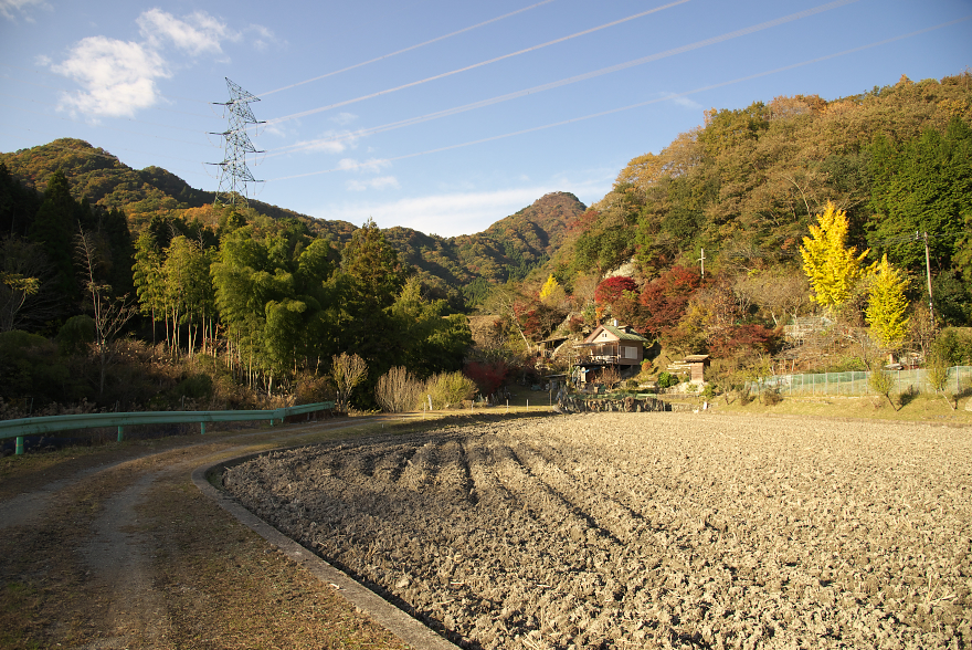紅葉の明神山へ 紅葉の明神山へ