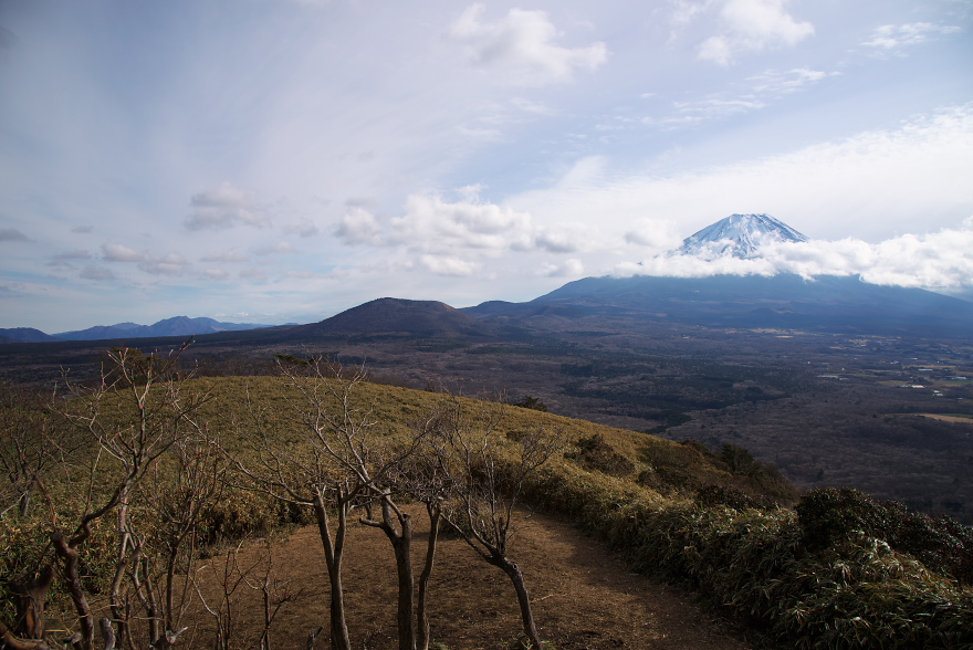 ふもとっぱらで年越しキャンプ　竜ヶ岳登山