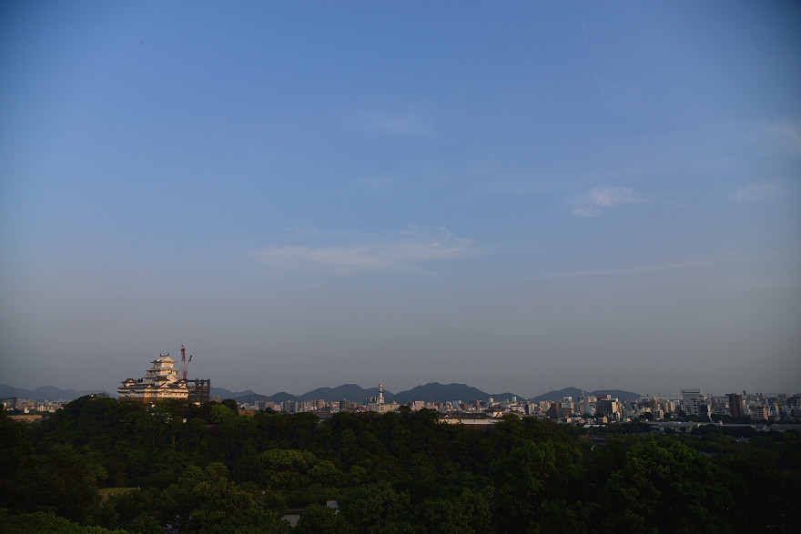 姫路城が白くなった 姫路城が白くなった