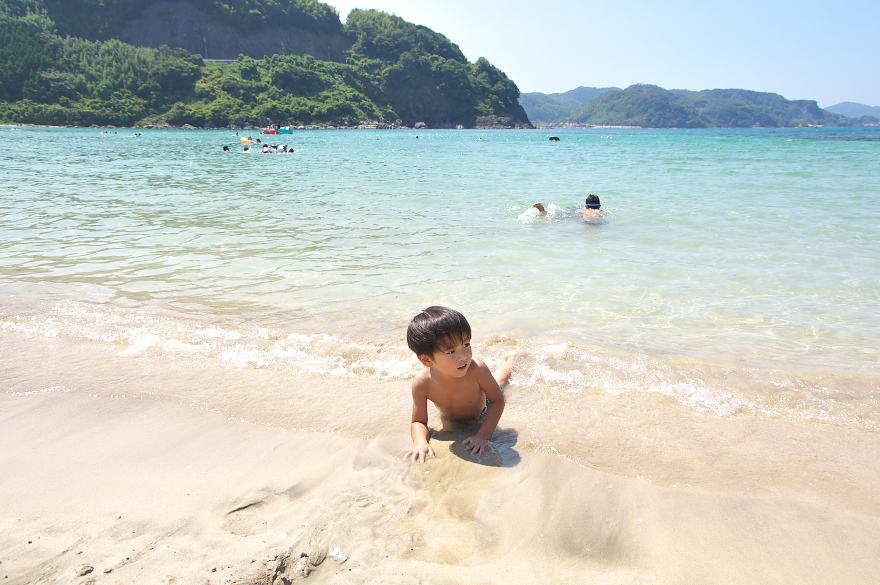 大山 豪円山キャンプ場(野営場)その3 北浦海水浴場へ 大山 豪円山キャンプ場(野営場)その3 北浦海水浴場へ