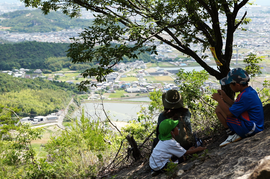 高御位山を登った 高御位山を登った