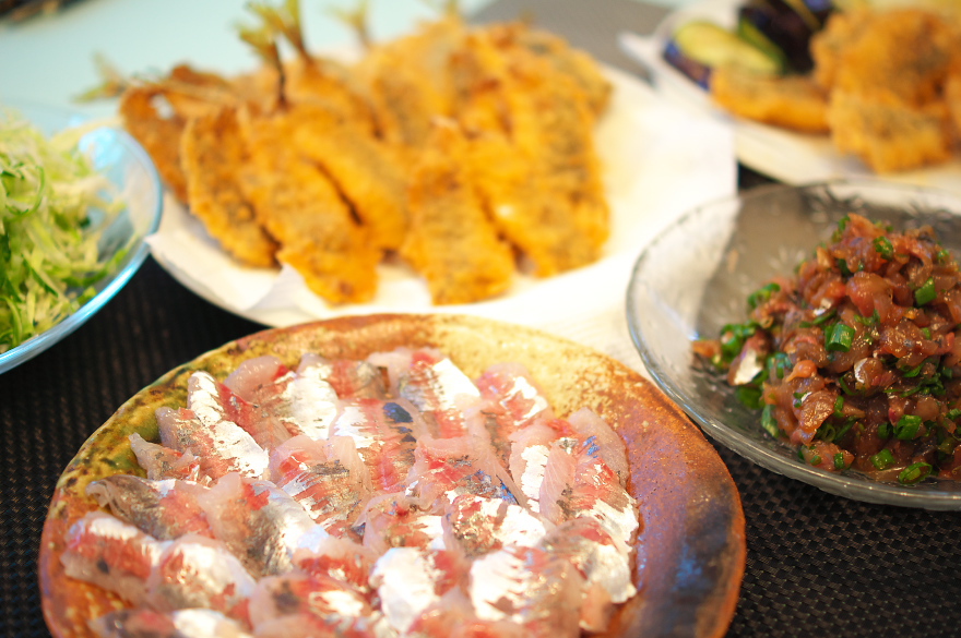 アジだらけ料理 アジだらけ料理