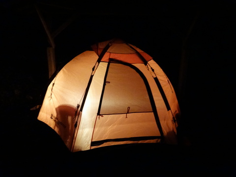 中一日で連続すき焼きキャンプ：青野原オートキャンプ場