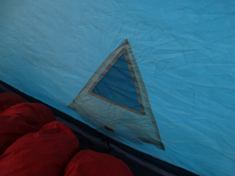 冬の手抜き設営テント試し張り：＠青野原オートキャンプ場～続き～