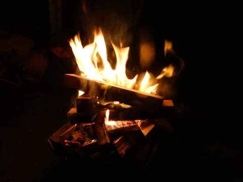 二週連続！椿荘オートキャンプ場で焚き火を楽しんできました