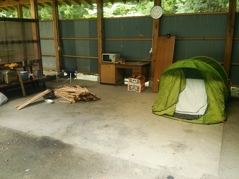 またまたやって来た椿荘オートキャンプ場
