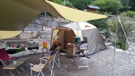 2015年6月27日 円空の里 なごみ村キャンプ場。