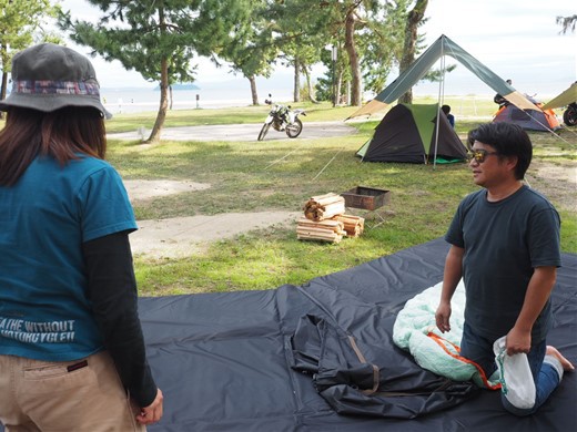 NOMADI CAMP@琵琶湖 ~ 湖面を渡る風を受けてユルユルと ~ NOMADI CAMP@琵琶湖 ~ 湖面を渡る風を受けてユルユルと ~