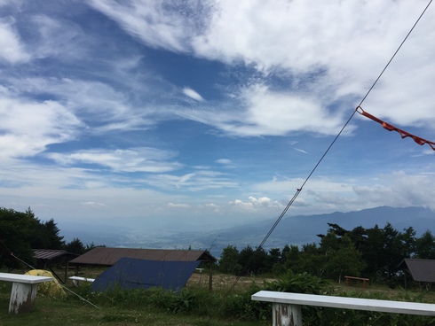 陣馬形山キャンプ場 ソロキャンプ
