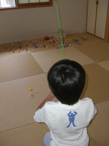 自宅で練習♪
