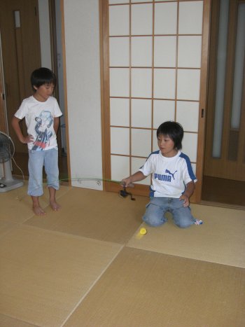 自宅で練習♪