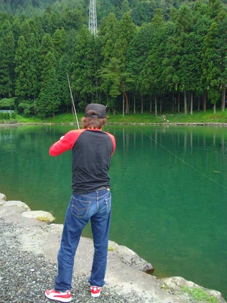 午後は「鹿留湖」でWヘッダーの巻き