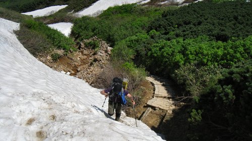 男二人の初山行 in 上ホロ縦走