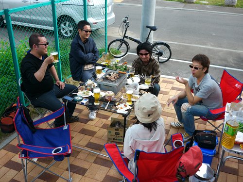 呑み放題なBBQ