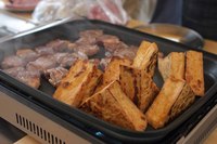 新田ふるさと村で焼肉大戦争~♪