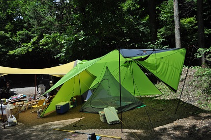 今年初道志！道志の森キャンプ場