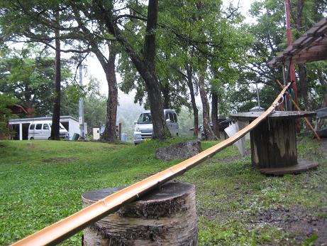 夏休みだぞ♪駒出池キャンプ場♪