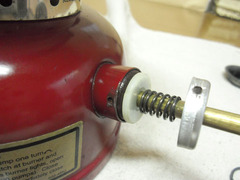 Coleman 502A -ポンプカップ交換-