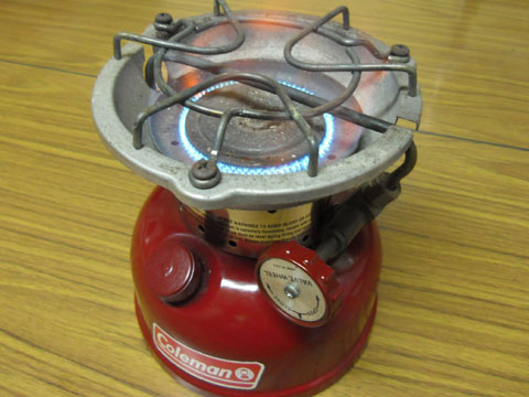 Coleman 502A -ポンプカップ交換-
