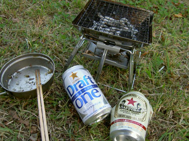 ソロで焼き焼きTIMEぅー!