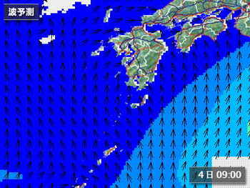 今週末は凪ですね~