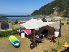 宇久須キャンプ場で海キャンプ！！
