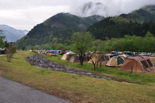 ようやく今年初キャンプ IN 奥飛騨温泉郷オートキャンプ場 2日目。