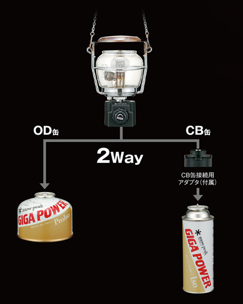 スノーピーク 2WAYランタンって便利♪ スノーピーク 2WAYランタンって便利♪