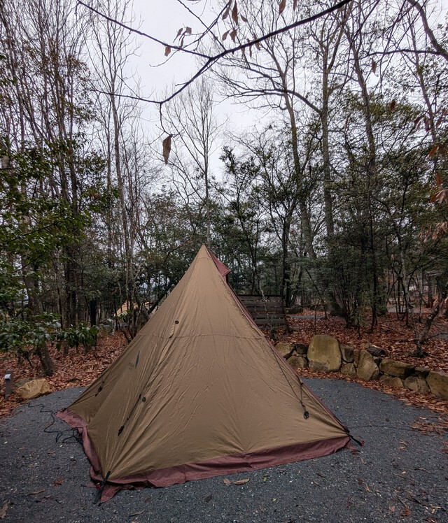 大寒波で雨でオムなCAMP 大寒波で雨でオムなCAMP