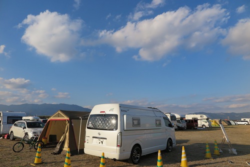さがバルーンフェスタ オートキャンプ場へ① さがバルーンフェスタ オートキャンプ場へ①