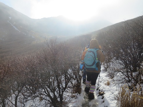 久住登山へ 久住登山へ