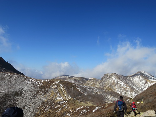 久住登山へ 久住登山へ