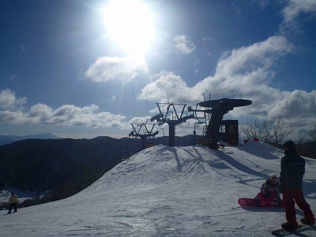 今シーズン初スキー・国境スノーパーク