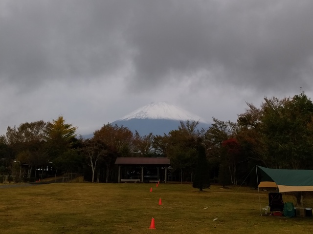 やまぼうしキャンプ場に富士山を見に行ってきました～