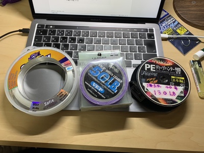 トンジギのリーダー問題×60ポンド?×100ポンド? トンジギのリーダー問題×60ポンド?×100ポンド?