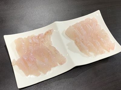 ショアジギング×オオモンハタ×思わず刺身に ショアジギング×オオモンハタ×思わず刺身に