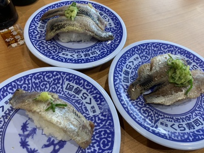 全然釣れない×イワシ×くら寿司で食す 全然釣れない×イワシ×くら寿司で食す