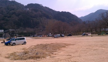 ガラガラだったキャンプ場・・・