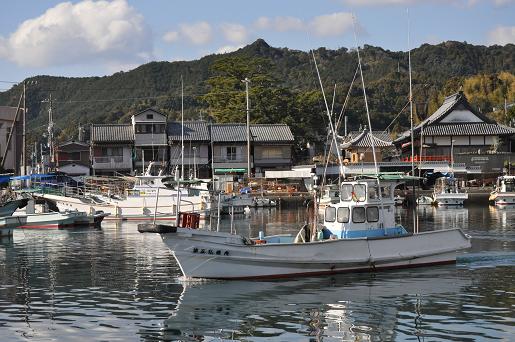 エンドウの花が咲く出羽島 遠見76.0m