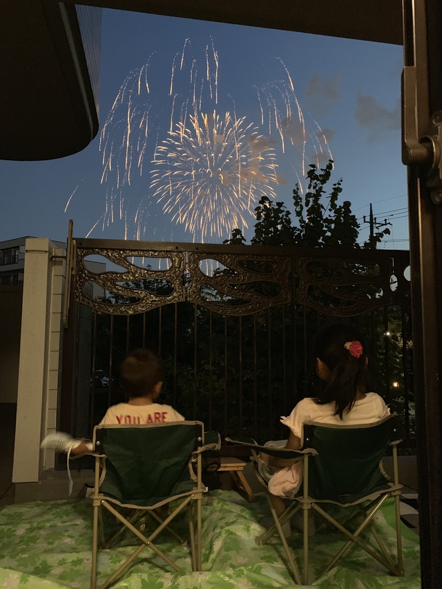 花火大会。 花火大会。