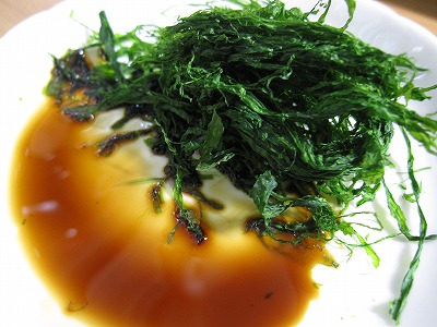 風味最高!球磨川の青のり