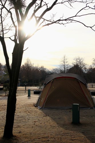 初キャンプは、ゆったり撤収~
