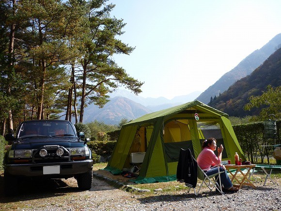奥飛騨温泉郷オートキャンプ場 その1