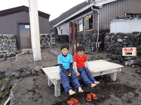 富士登山!山小屋~御来光