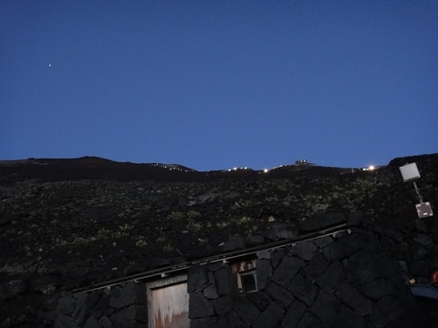 富士登山!山小屋~御来光
