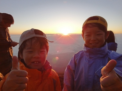 富士登山!山小屋~御来光