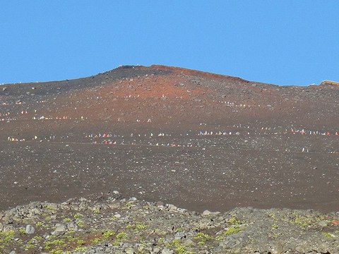 富士登山!山小屋~御来光