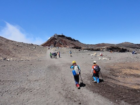 富士登山!お鉢巡り
