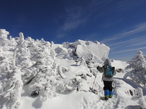 雪の北横岳!後編